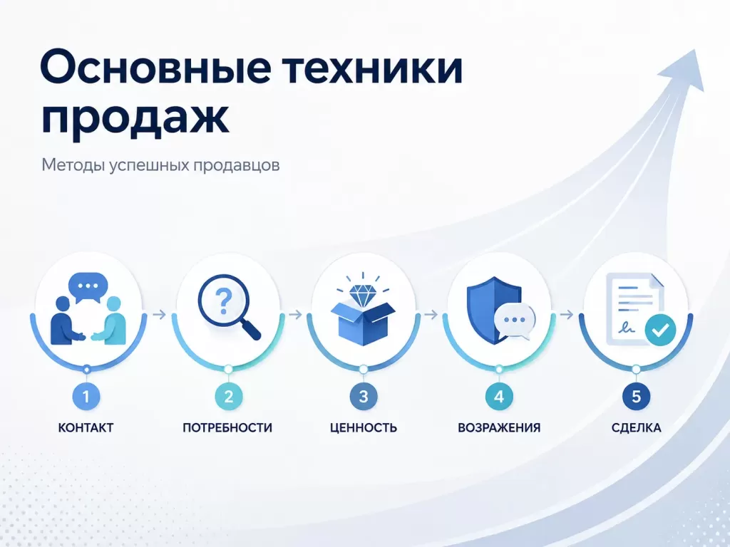 Основные техники продаж, которые используют успешные продавцы
