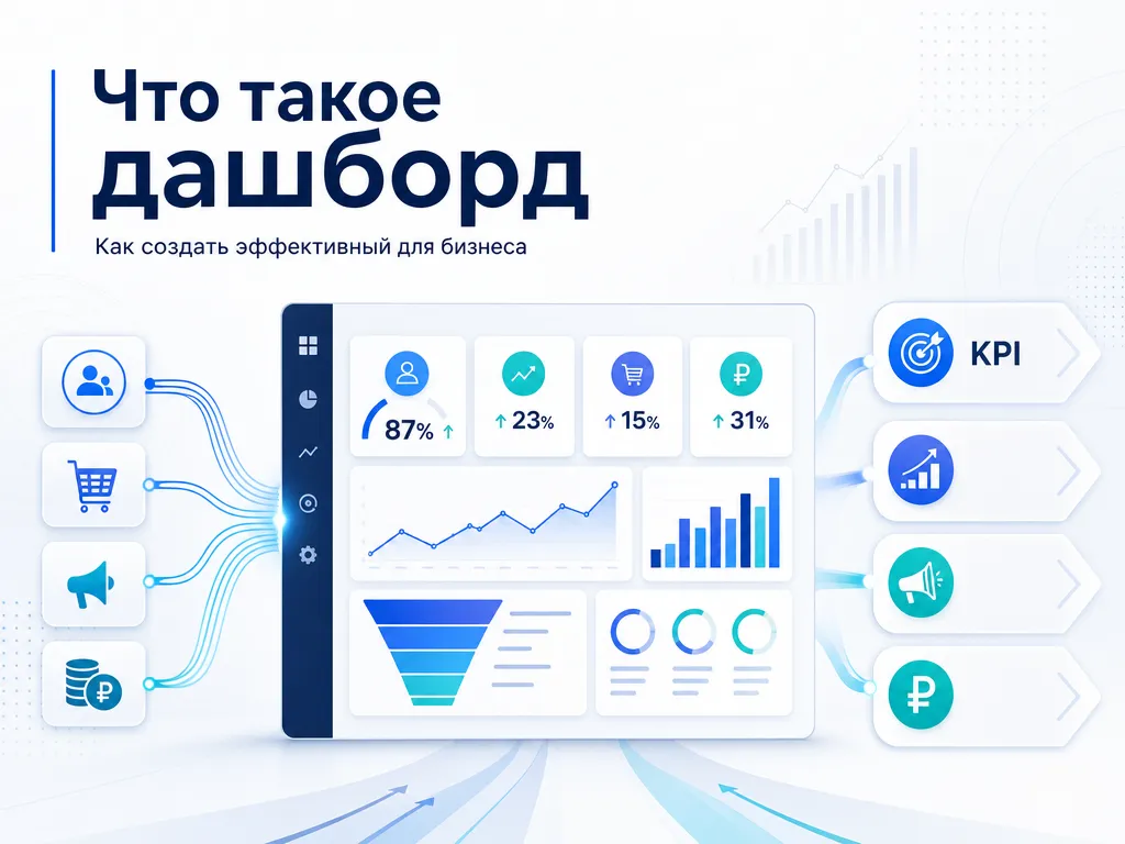 Что такое дашборд и как создать эффективный дашборд для бизнеса