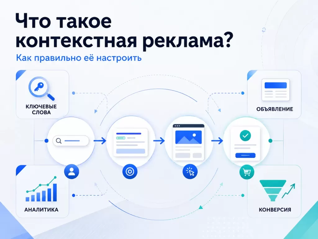 Что такое контекстная реклама и как правильно её настроить — схема работы рекламы от поискового запроса до заявки