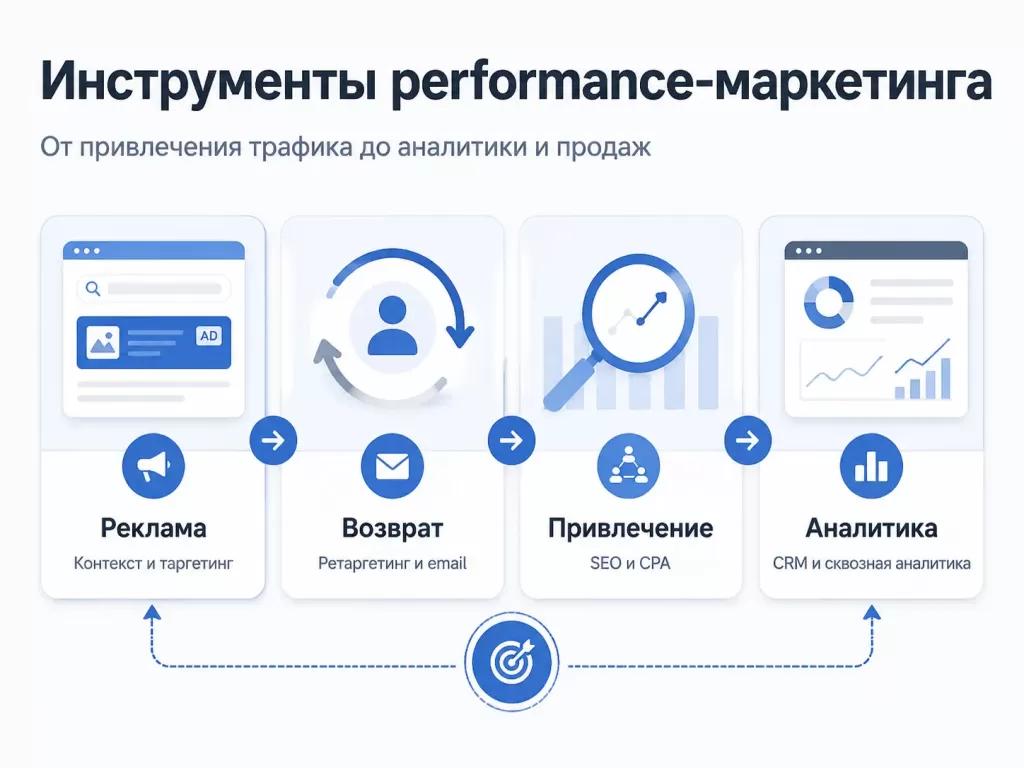 Инструменты performance-маркетинга: реклама, SEO, ретаргетинг и аналитика